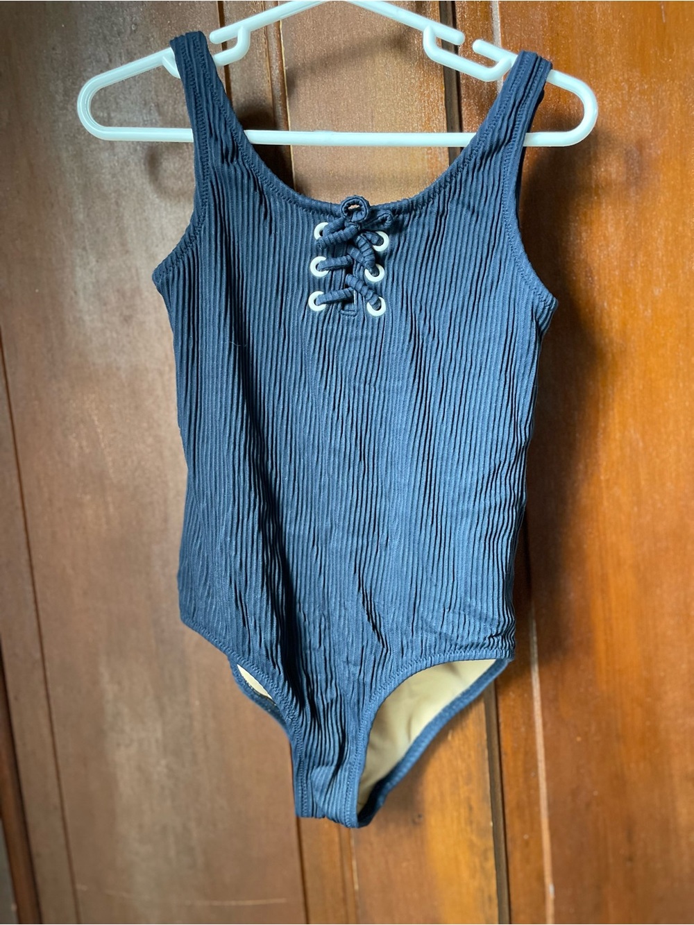 Crewcuts girls size 4-5 blue one piece swimsuit